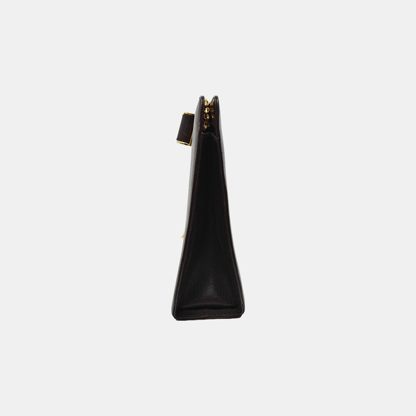 Calfskin Shoulder Bag Brown