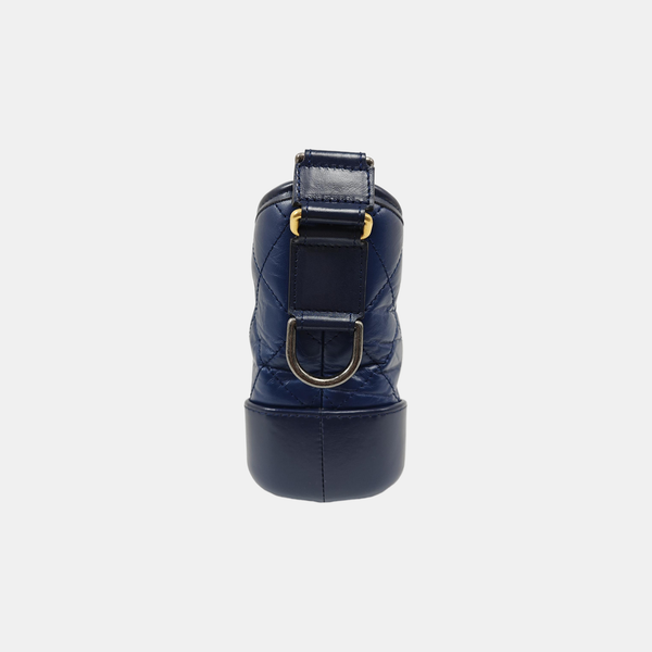 GABRIELLE Small Quilted Calfskin Blue