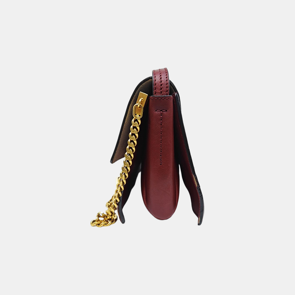 Authenticated pre-owned  Faye Small Calfskin Red - Shoulder Bag at Looply
