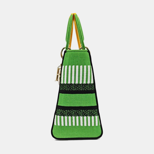 Authenticated pre-owned  Lady D-Lite Medium Fabric Multicolor - Tote Bag at Looply
