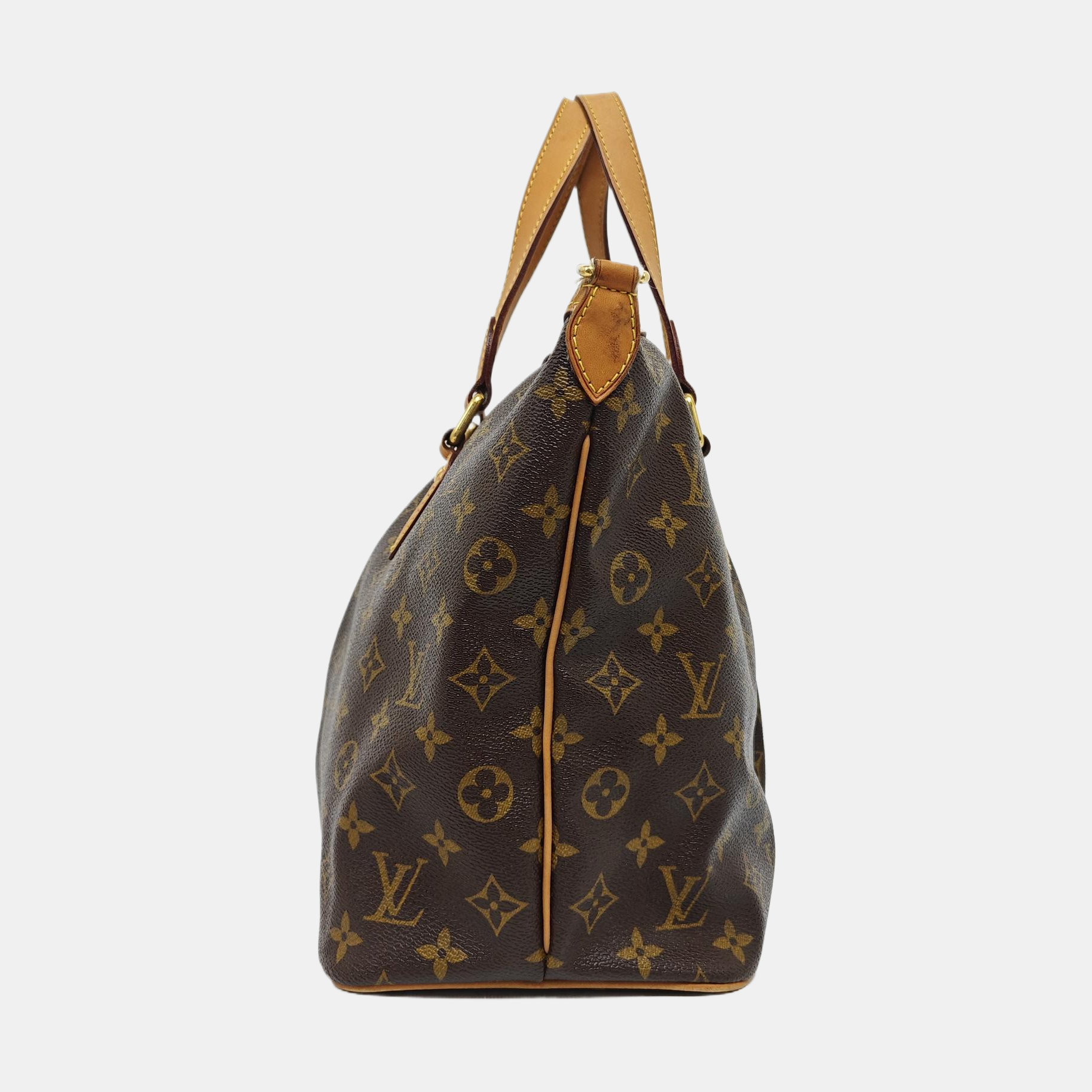 PALERMO PM Monogram Coated Canvas Brown
