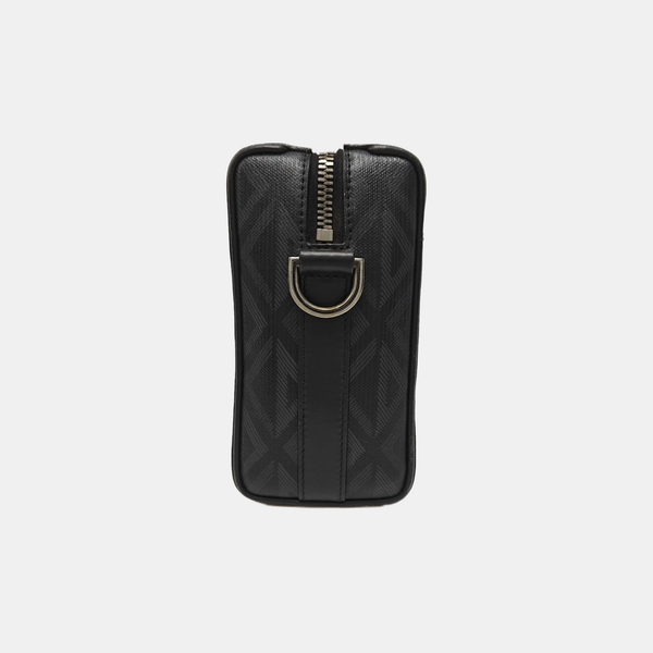 Lingot Oblique Coated Canvas Black