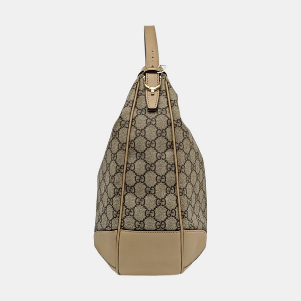 Charlotte Monogram Coated Canvas Beige