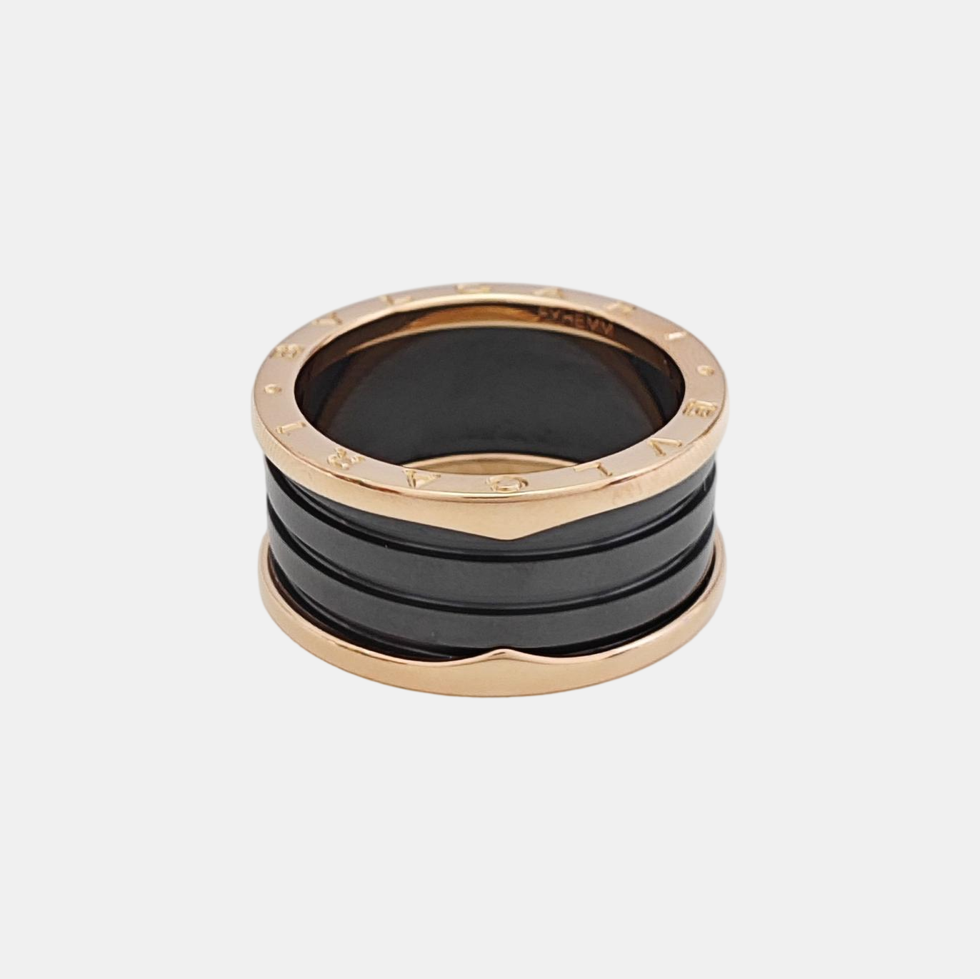 B.ZERO1 18k Rose Gold Ring EU 64