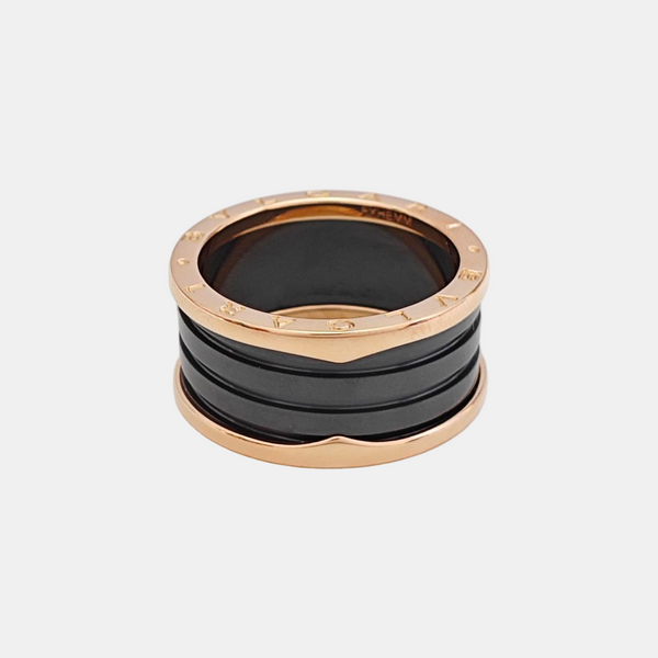 B.ZERO1 18k Rose Gold Ring EU 64