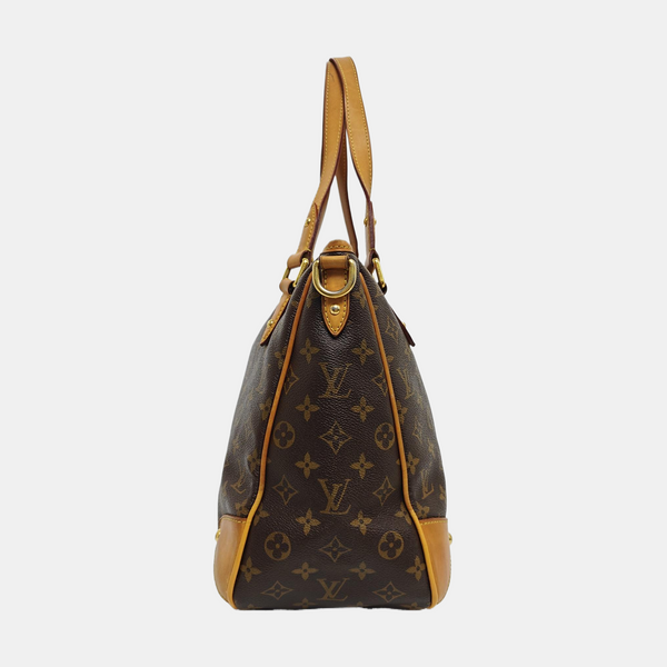 RETIRO GM Monogram Coated Canvas Brown
