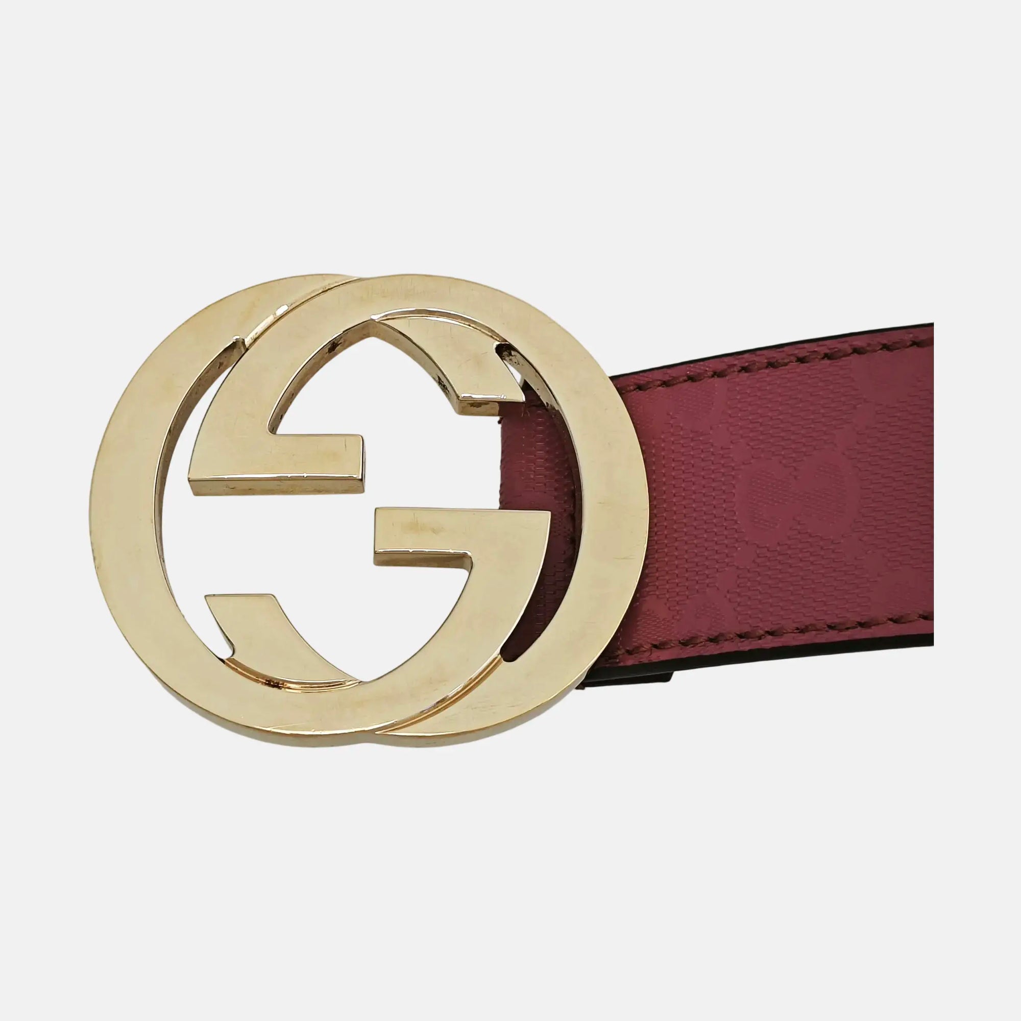 Leather Belt Purple