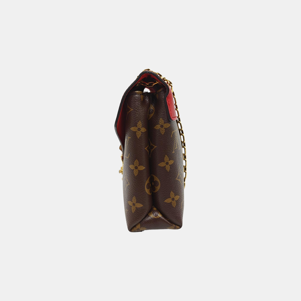 PALLAS BB Monogram Coated Canvas Brown