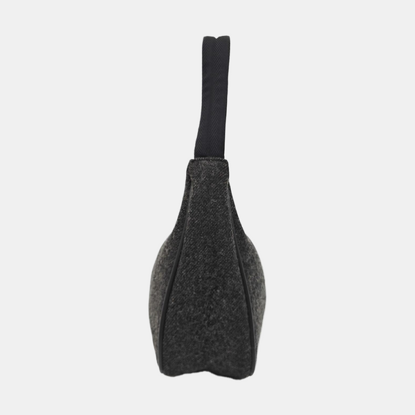 Authenticated pre-owned  Re-Edition Wool Gray - Top Handle Bag at Looply