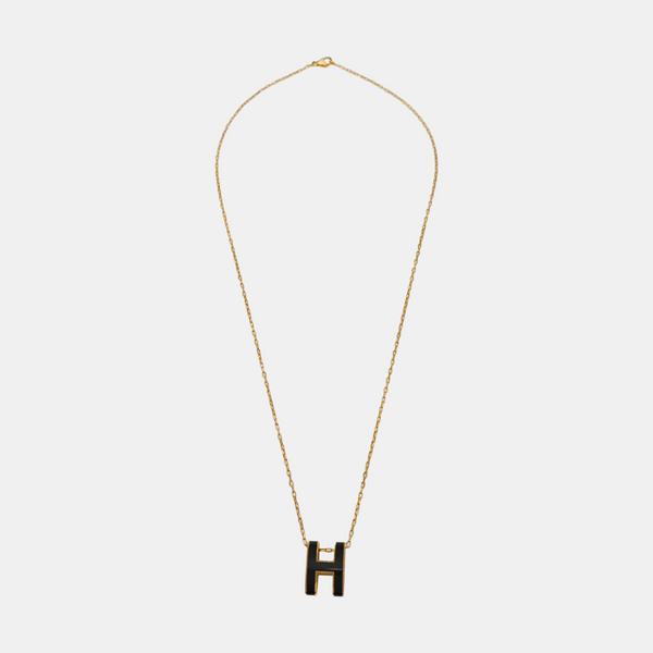 Pop H Metal Gold Necklace