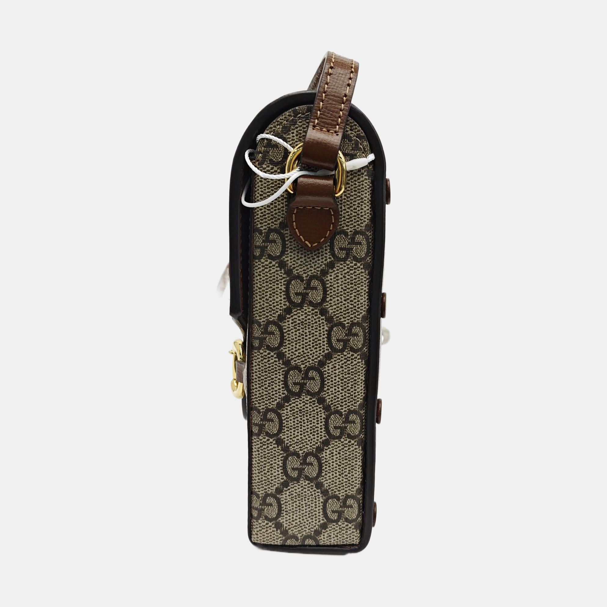 Horsebit 1955 Mini Coated Canvas Beige