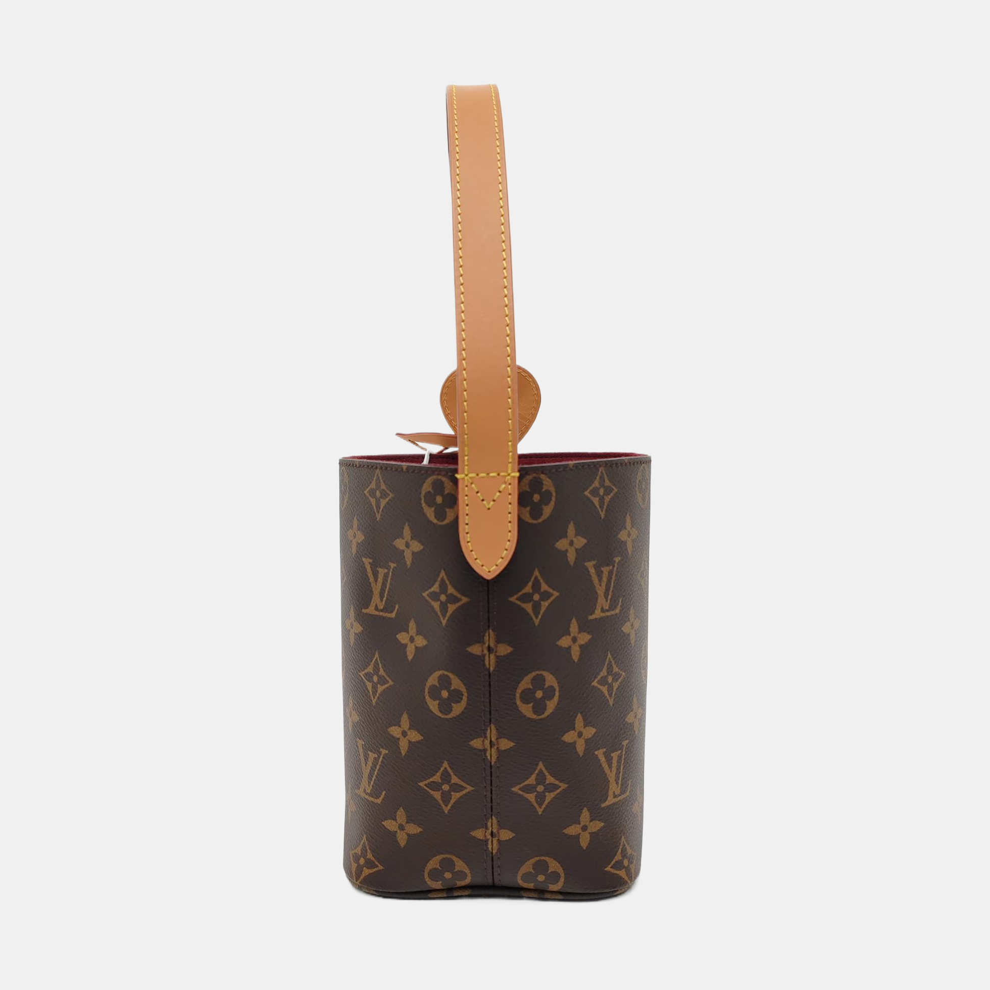 ALL IN BB Monogram Coated Canvas Brown