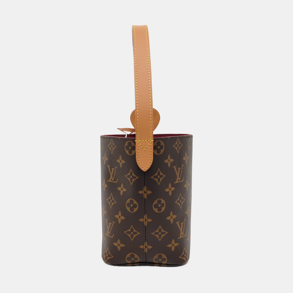 ALL IN BB Monogram Coated Canvas Brown