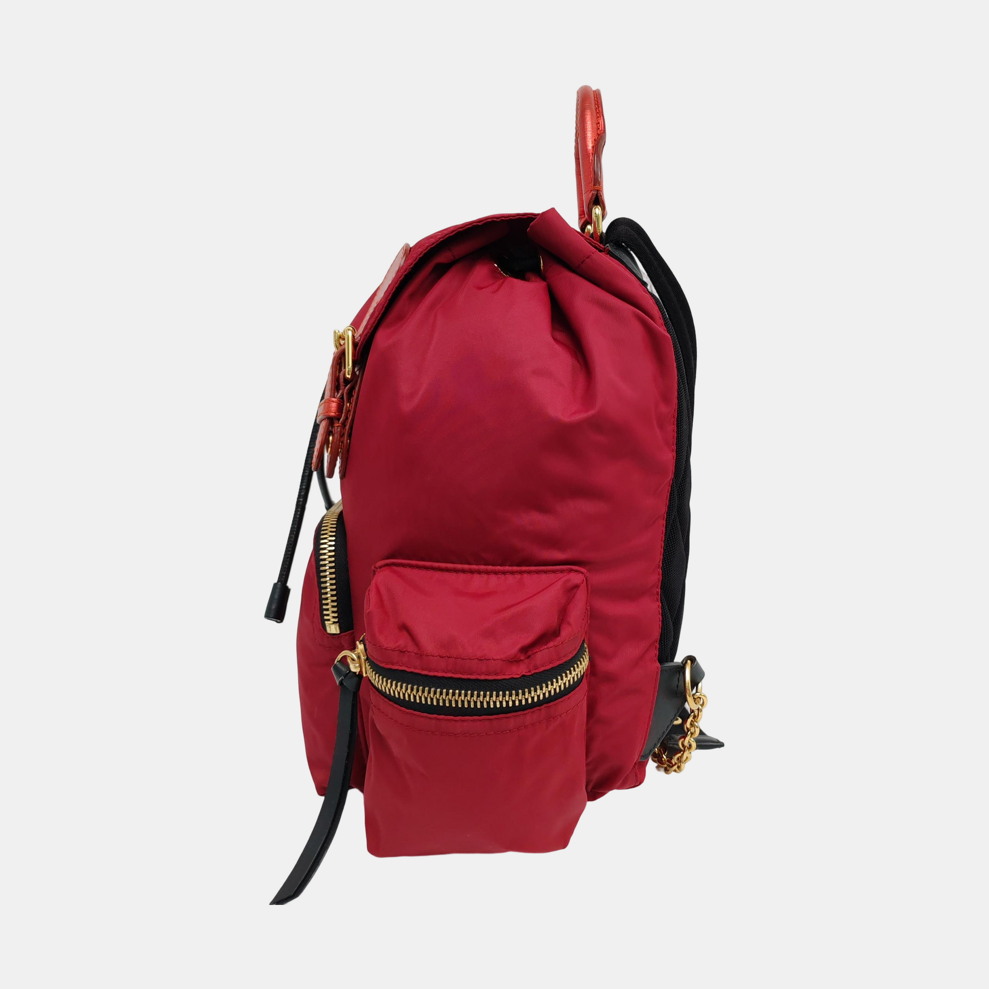 The Rucksack Medium Nylon Red