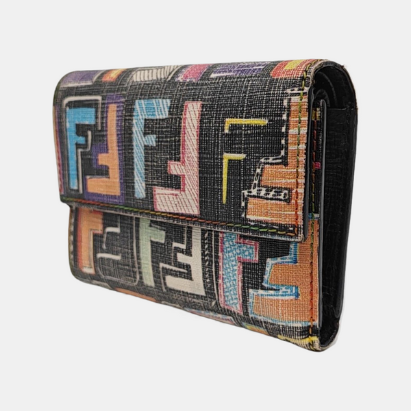Monogram Coated Canvas Wallet Multicolor