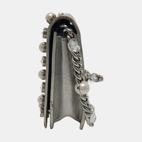 Glacé Calf Calfskin Silver