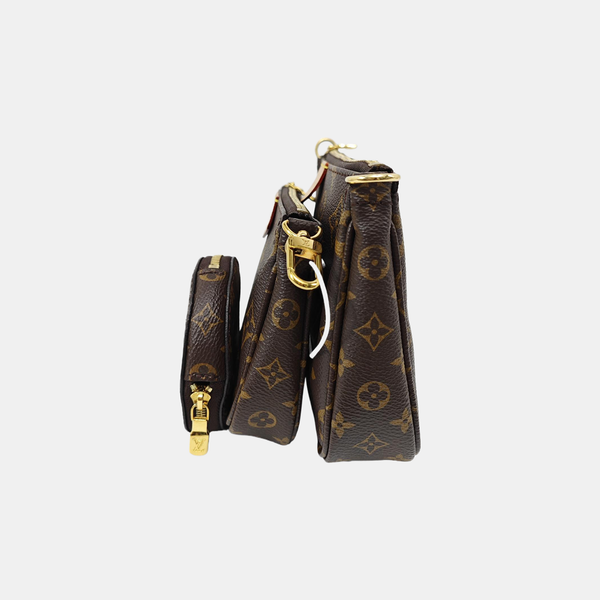 MULTI Monogram Coated Canvas Brown