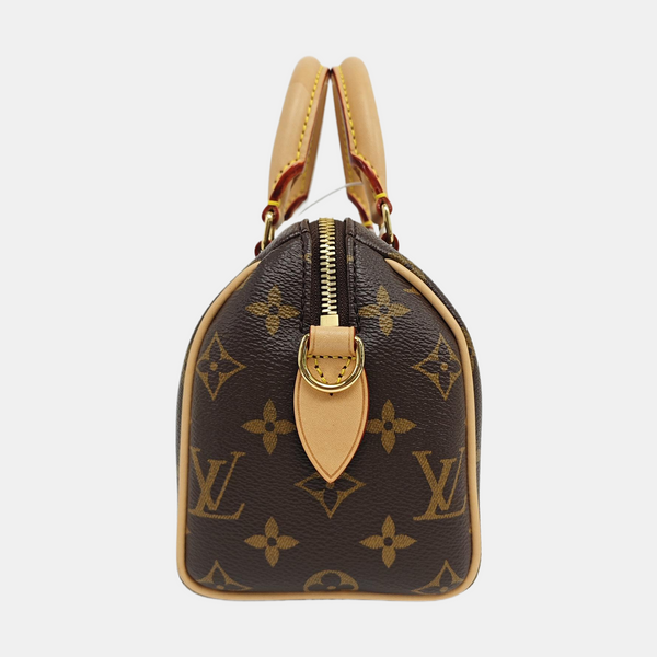 SPEEDY 20 Monogram Coated Canvas Brown