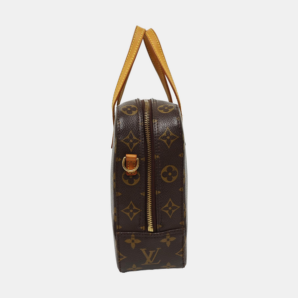 SPONTINI Monogram Coated Canvas Brown