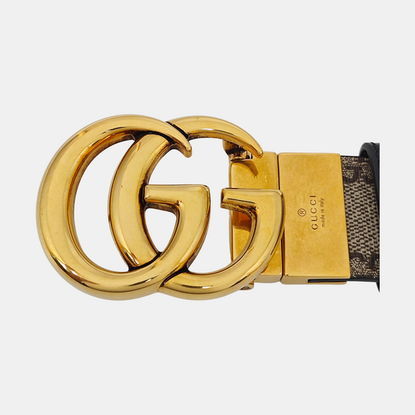 Leather Belt Beige