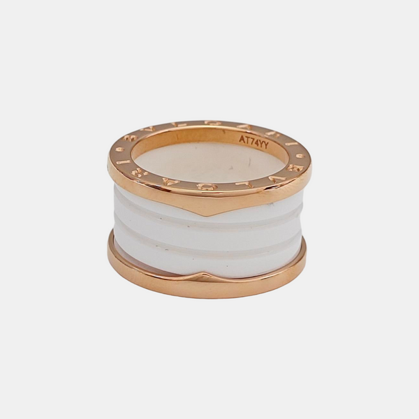 B.ZERO1 18k Rose Gold Ring EU 52