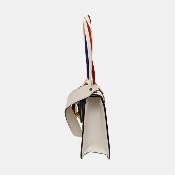 Sylvie Small Calfskin White