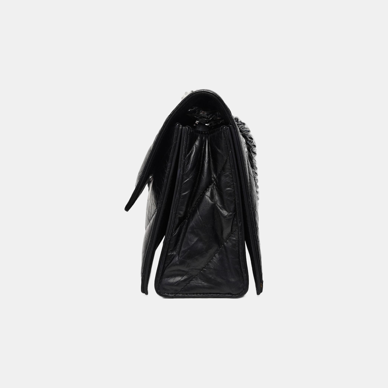 Crush Small Quilted Calfskin Black