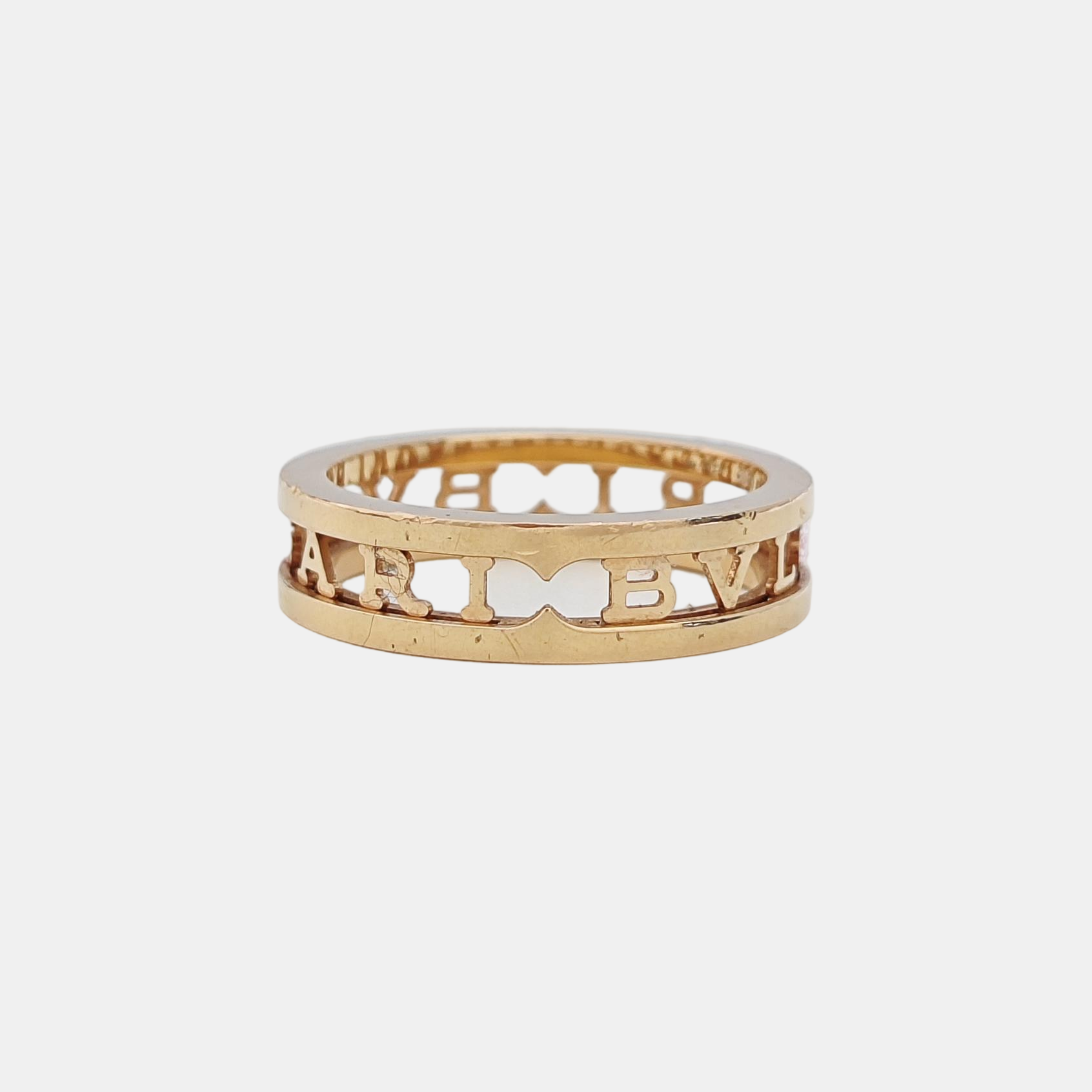 B.ZERO1 18k Rose Gold Ring EU 59