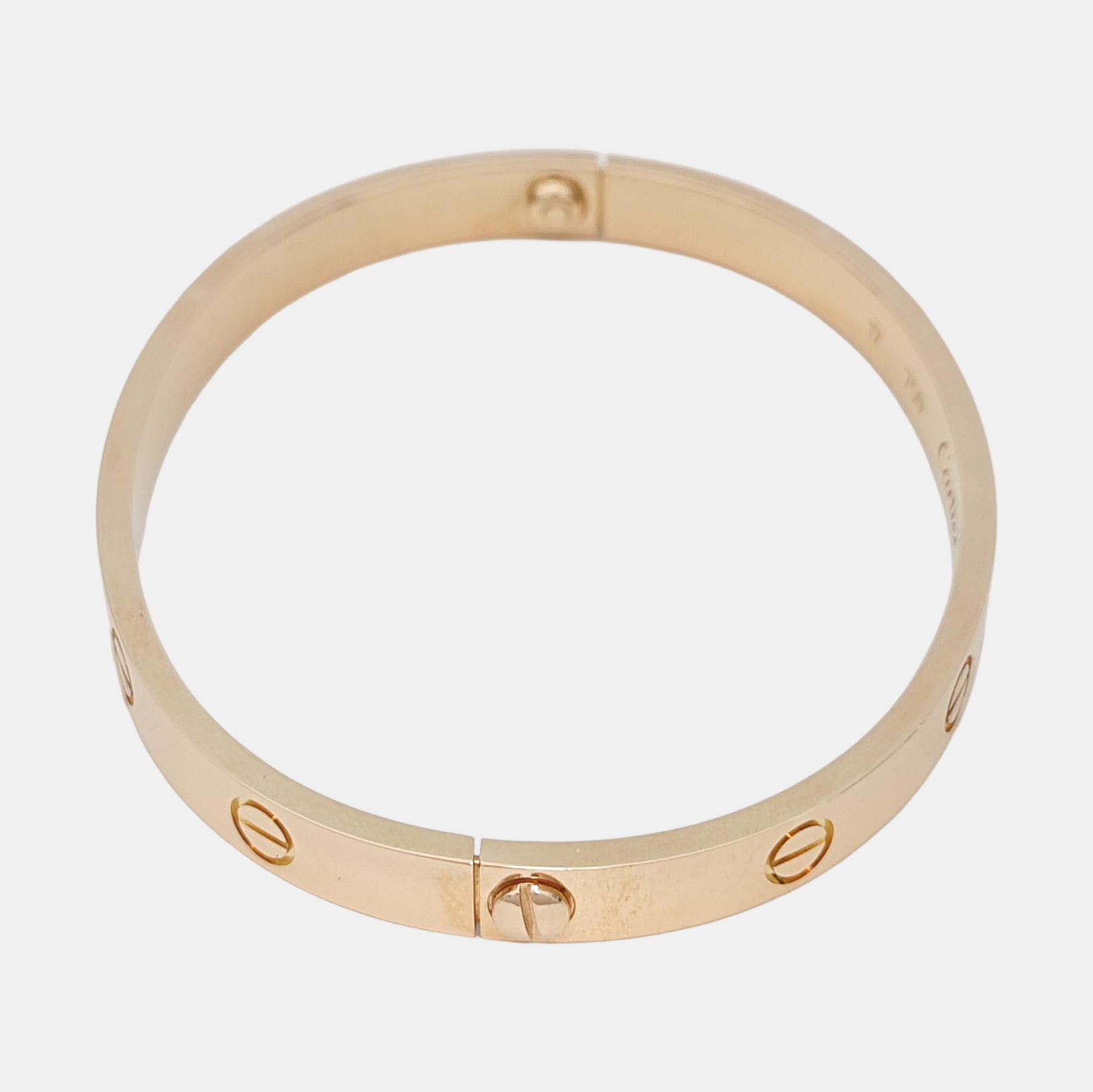 LOVE 18k Rose Gold Bangle