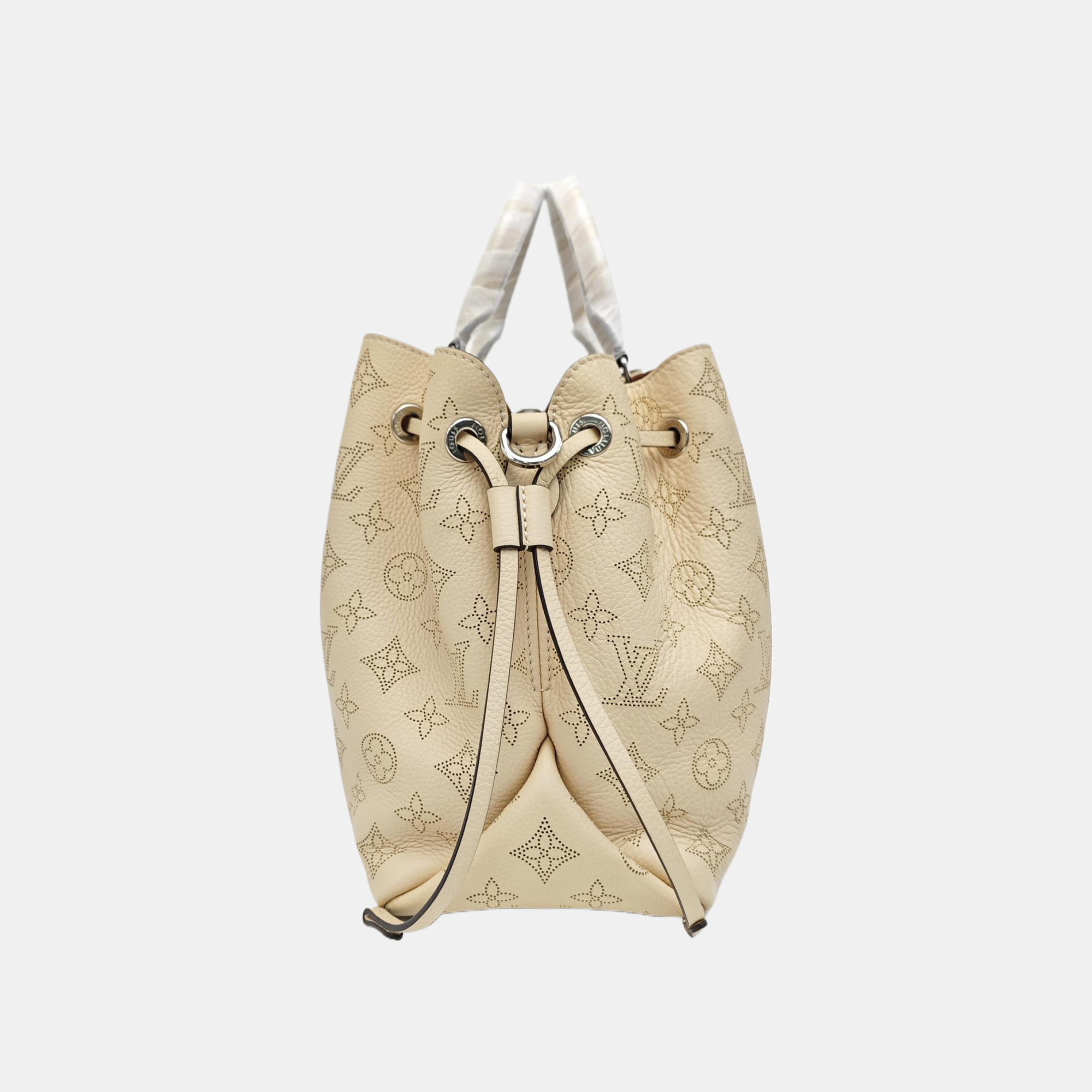BELLA TOTE Monogram Calfskin Beige