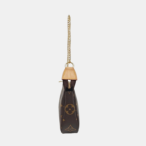 ACCESSOIRES Mini Monogram Coated Canvas Brown