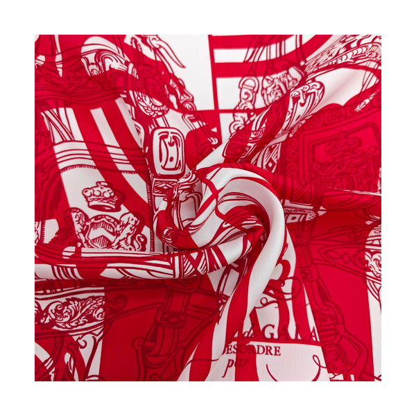 Mulberry Silk Silk Scarf Red
