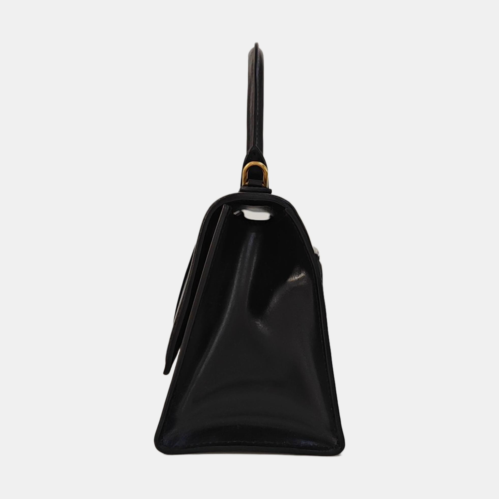 Hourglass S Calfskin Black