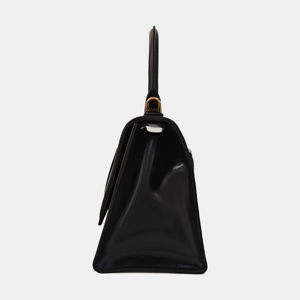 Hourglass S Calfskin Black
