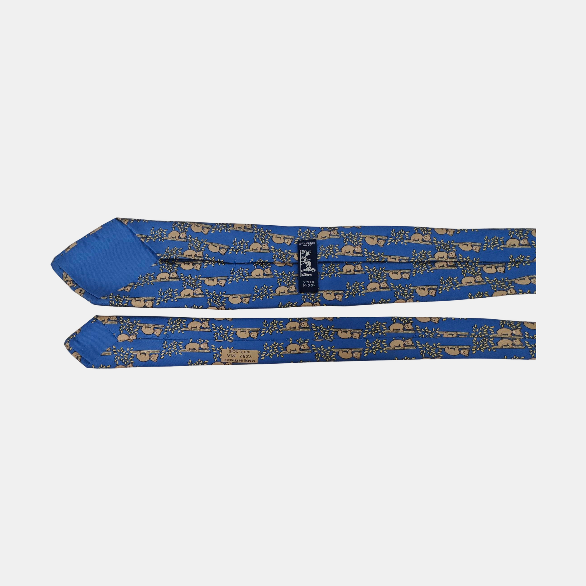 Mulberry Silk Tie Blue