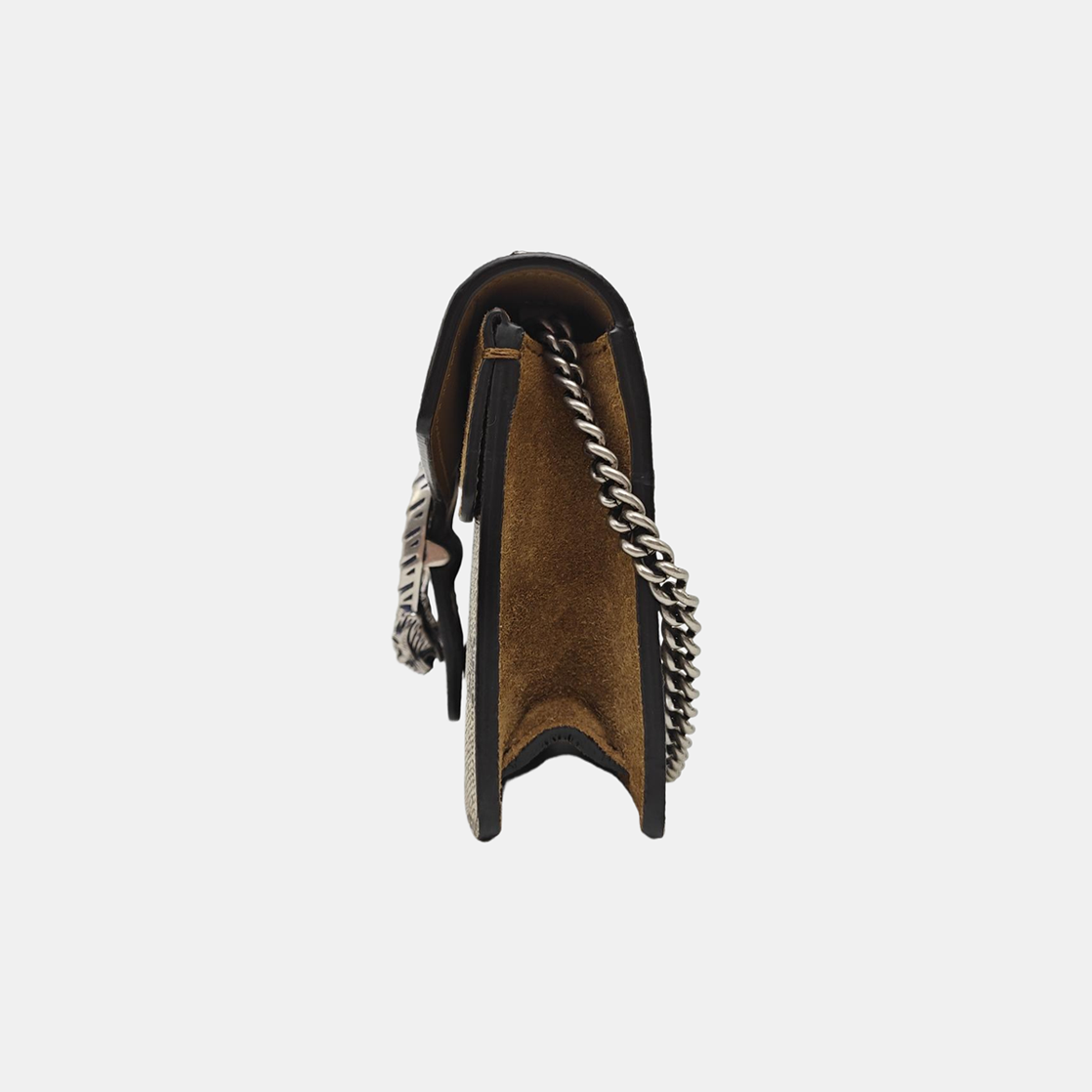Dionysus Super Mini Monogram Coated Canvas Beige