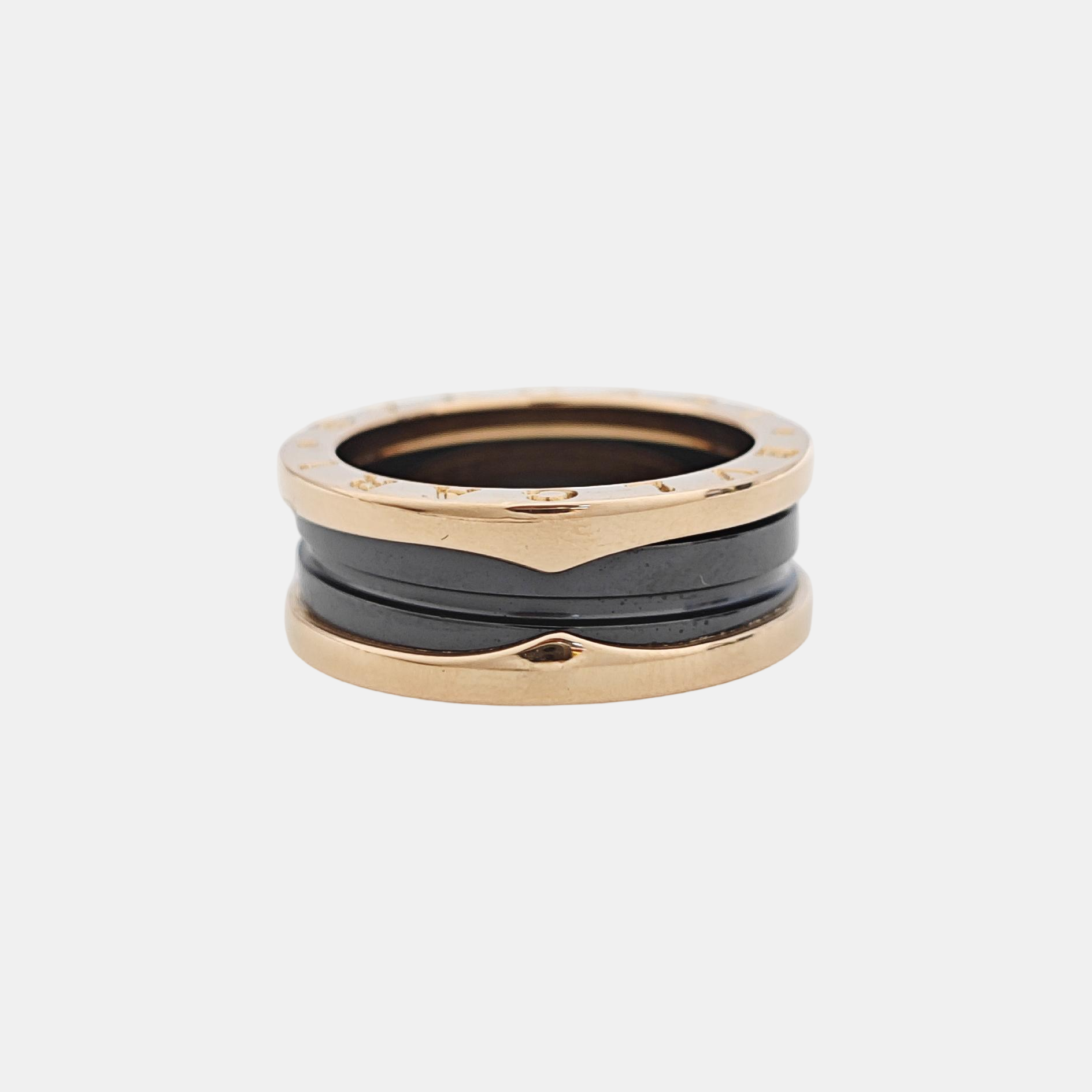 B.ZERO1 18k Rose Gold Ring EU 54