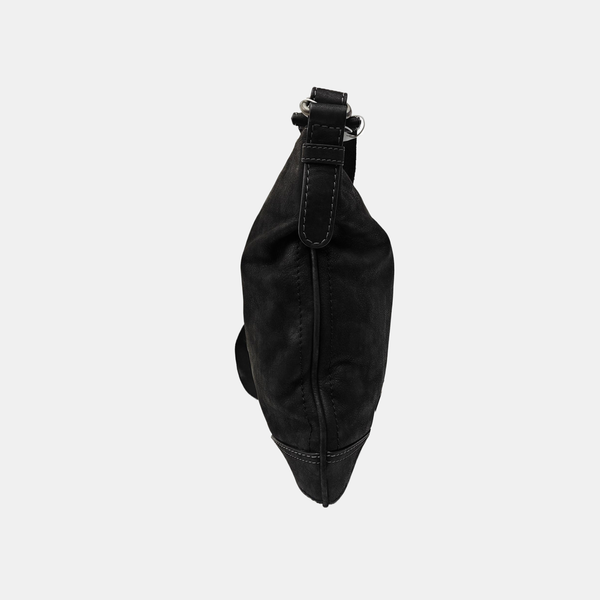 Calfskin Shoulder Bag Black