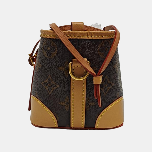 NOÉ Mini Monogram Coated Canvas Brown