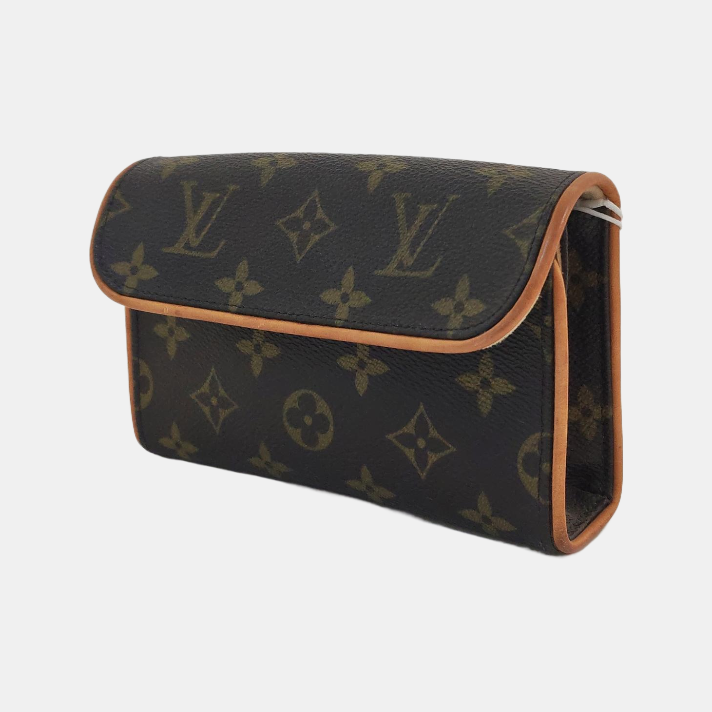 FLORENTINE Monogram Coated Canvas Brown