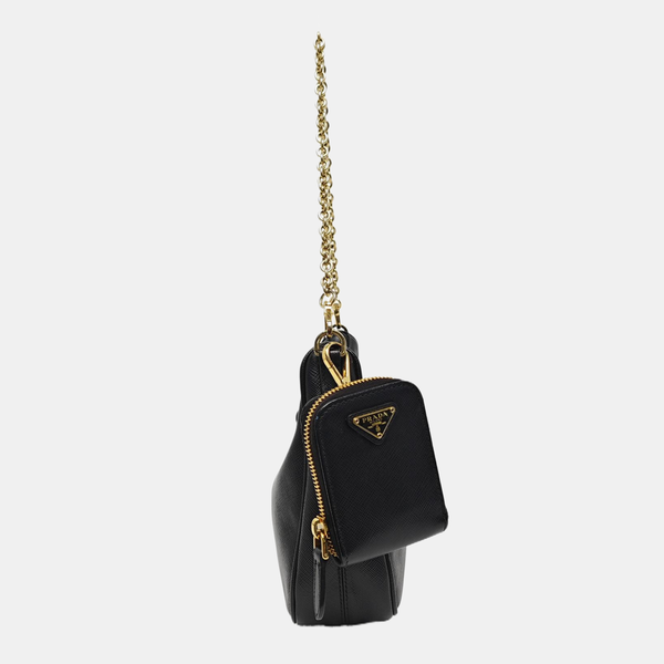 Re-Edition2005 Saffiano Calfskin Black