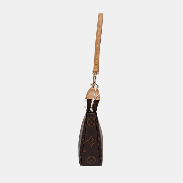 ACCESSOIRES GM Monogram Coated Canvas Brown