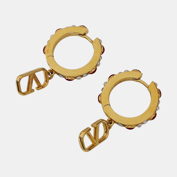Metal Gold Stud Earrings
