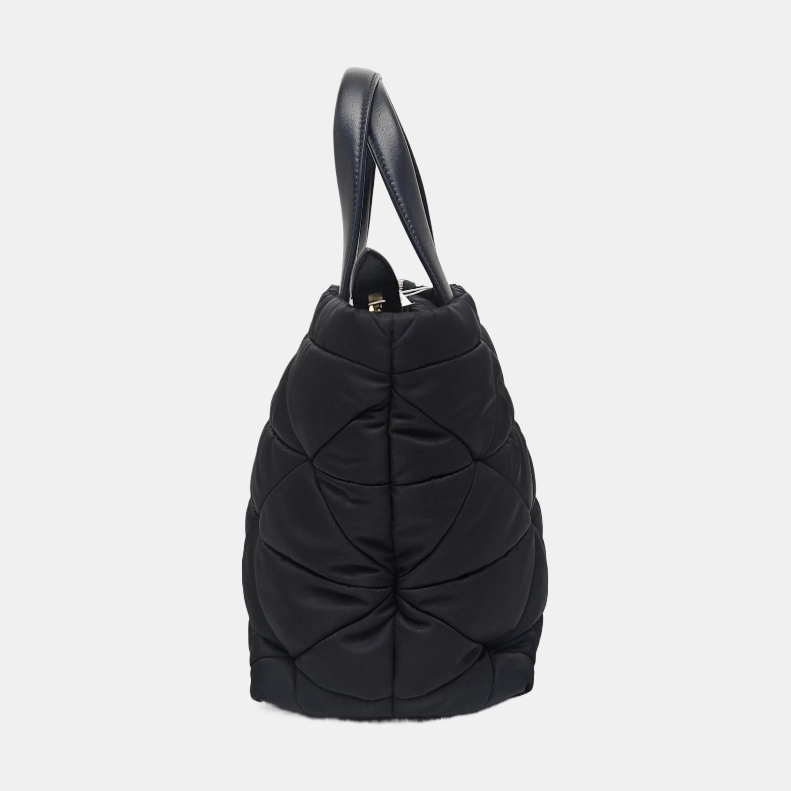 System Quilted Nylon Black