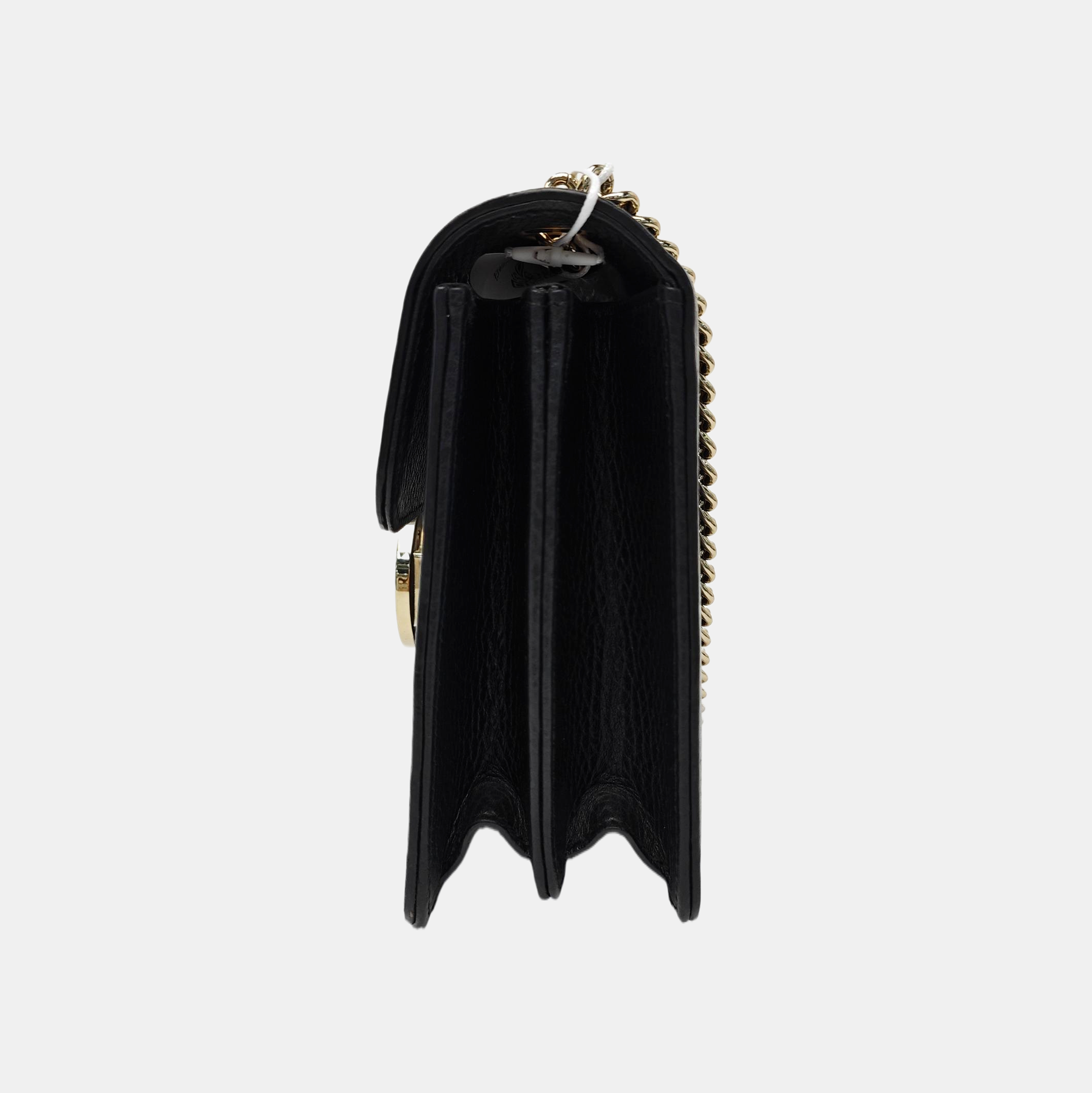 Interlocking G Small Calfskin Black