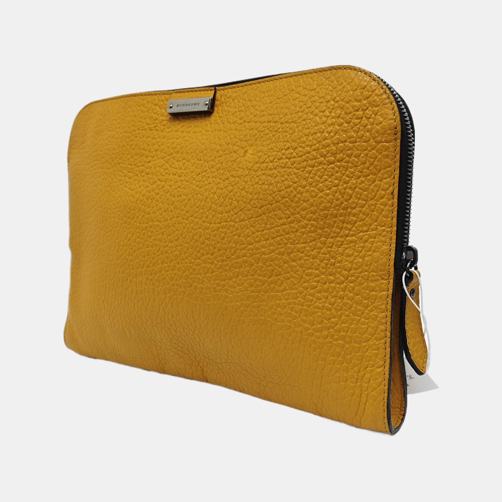 Calfskin Clutch Yellow