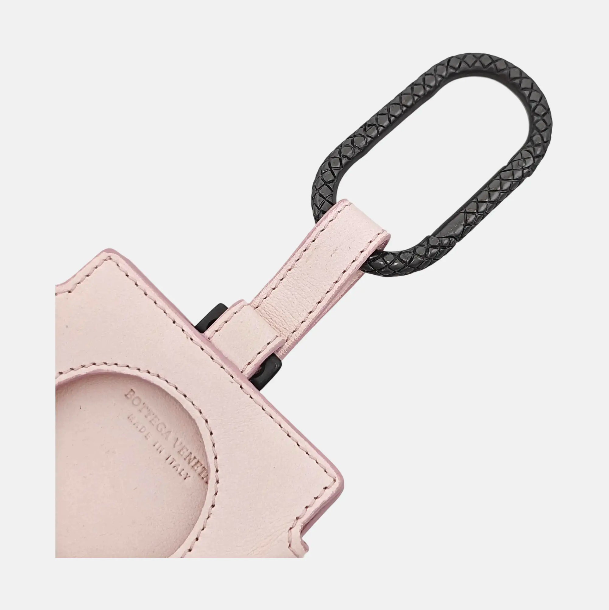 Leather Bag Charm Red