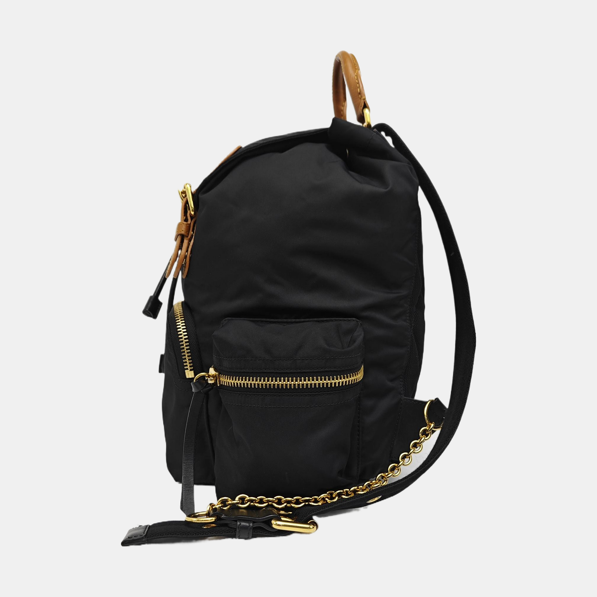 The Rucksack Medium Nylon Black