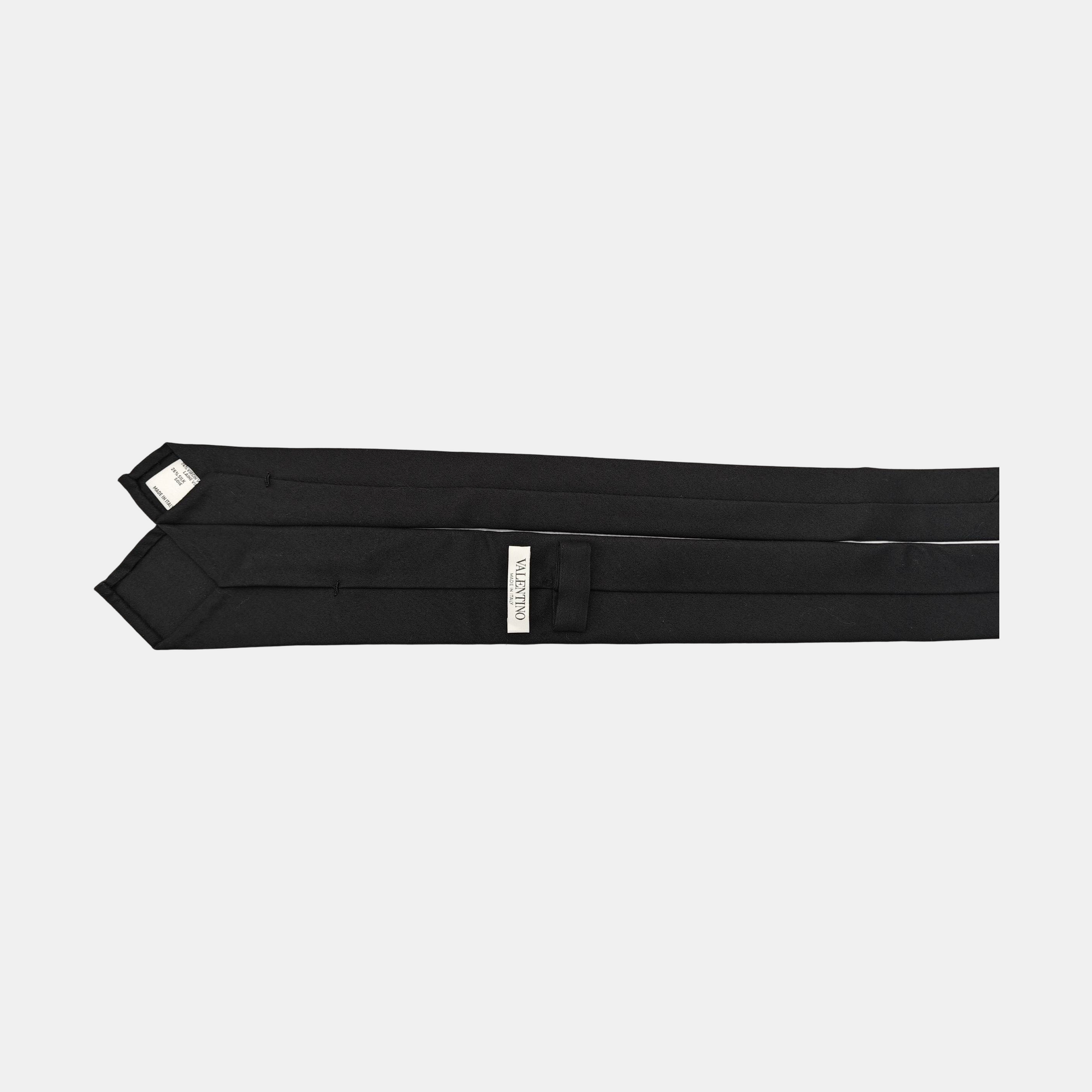 Wool Tie Black