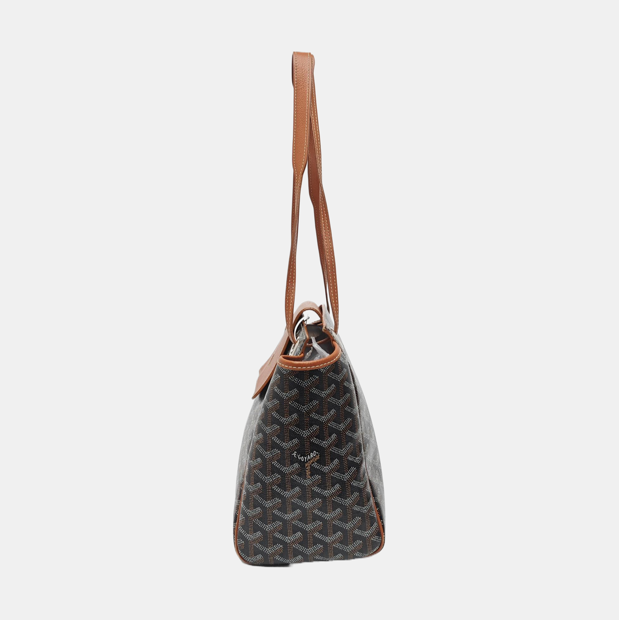 Rouette PM Coated Canvas Brown